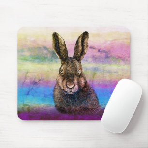 Hare teckning musmatta