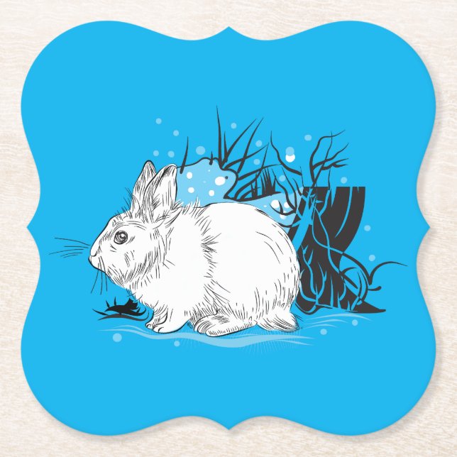 Hare Underlägg Papper (Framsida)