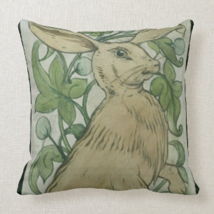 Hare (w/c på papper) kudde