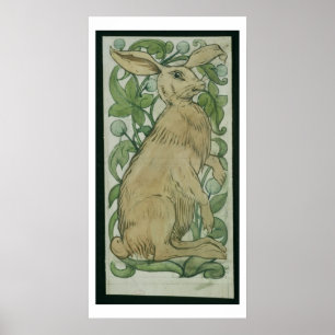 Hare (w/c på papper) poster