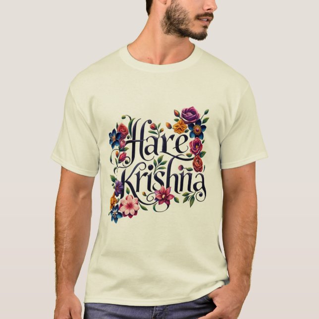 HareKrishna_design.no.1- av Maaya_Prints, Manar T Shirt (Framsida)