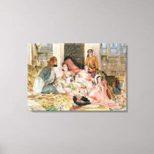 Harem, 1850 canvastryck