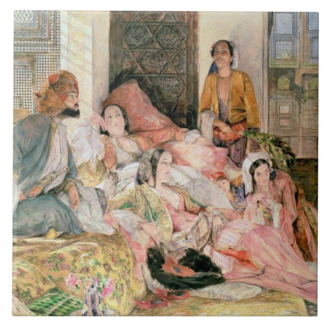 Harem, 1850 kakelplatta (Framsidan)