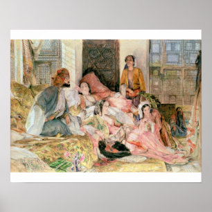 Harem, 1850 poster