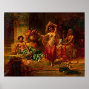 Harem Entertainers från Hans Zatzka - poster