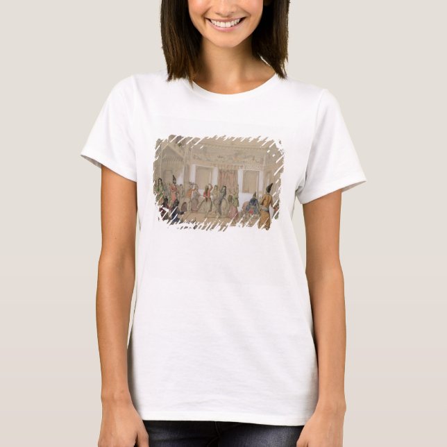 Harem Feast, Teheran (blyertspenna och blyertspenn T Shirt (Framsida)