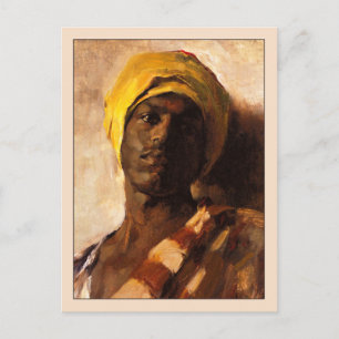 Harem Guard av Frank Duveneck Vykort