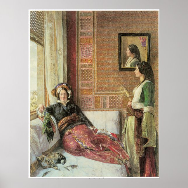 Harem life in Constantinopel, 1857 Poster (Framsidan)