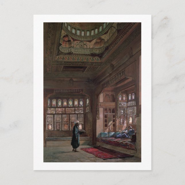Harem of Sheikh Sadat, Kairo, 1870 Vykort (Framsida)
