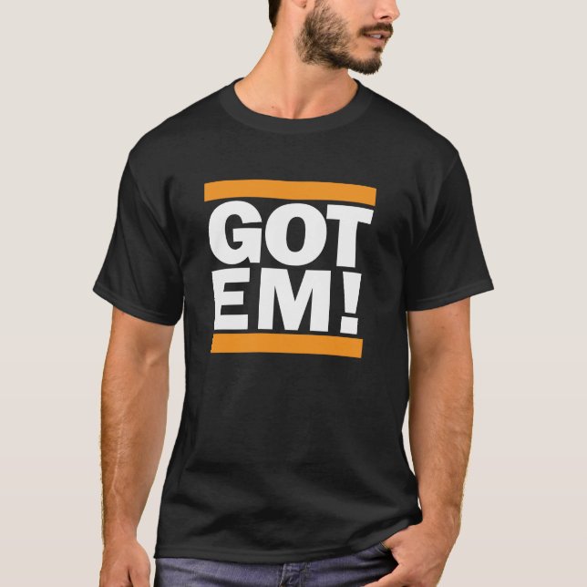 HarEm! San Francisco orange och svart T-shirt. T-shirt (Framsida)