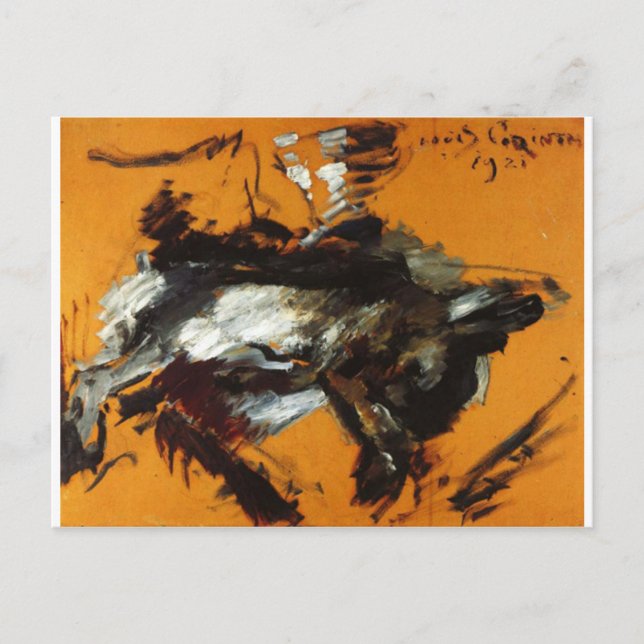 Haren efter Lovis Corinth Vykort (Framsida)