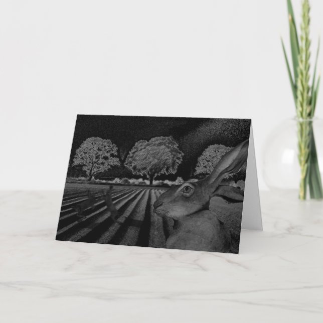 Hares på natten kort (Framsida)