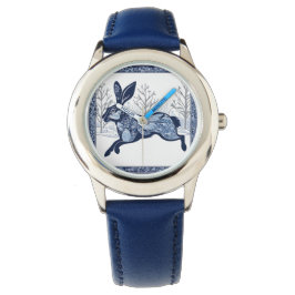 Hares Winter's Whimsical Wandering Armbandsur