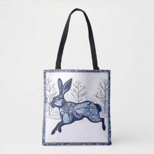 Hares Winter's Whimsical Wandering Tygkasse