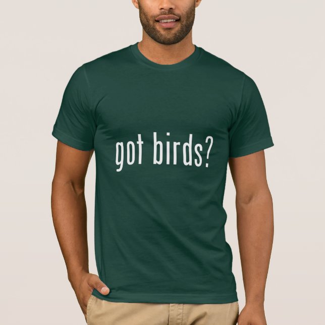 harfåglar? tee shirt (Framsida)