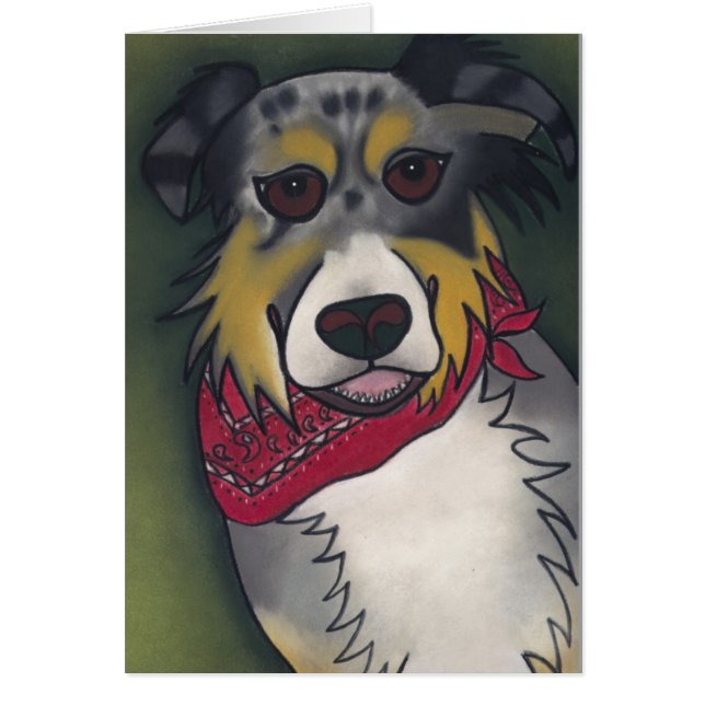 Harfår?  vid Robyn Feeley Hälsningskort (Framsidan)