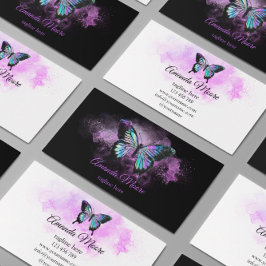 Hårfärdsbussterapeuter skönhet visitkort