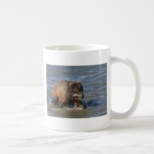 Harfisk? Gåvor för Alaska bruntbjörn Kaffemugg