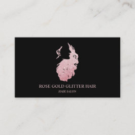 Hårförlängning Roséguld Visitkort