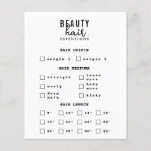 Hårförlängningar  Beställningsformulär för peruk H