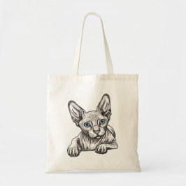 Hårfri Sphynx Katt Tygkasse