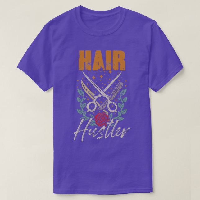 hårfrisör t shirt (Design framsida)