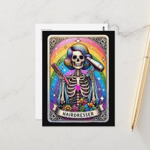 Hårfrisör Tarotkortssamling Vykort