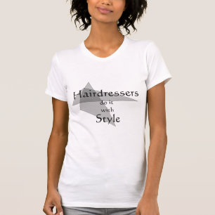 Hårfrisörer gör det med Stil Tee