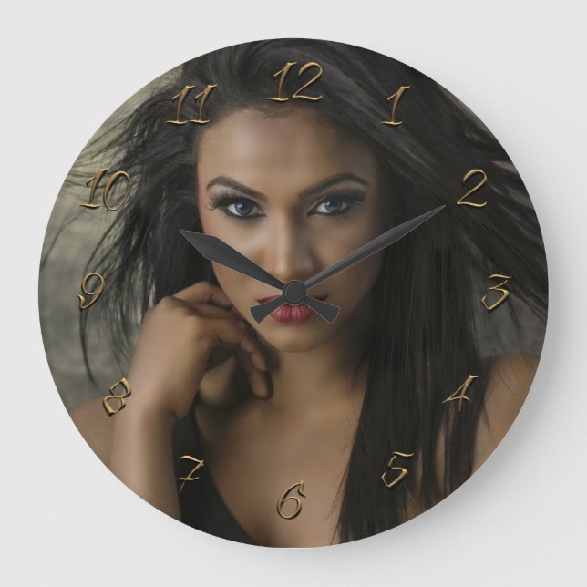 Hårfrisörer Stor Klocka (Framsida)