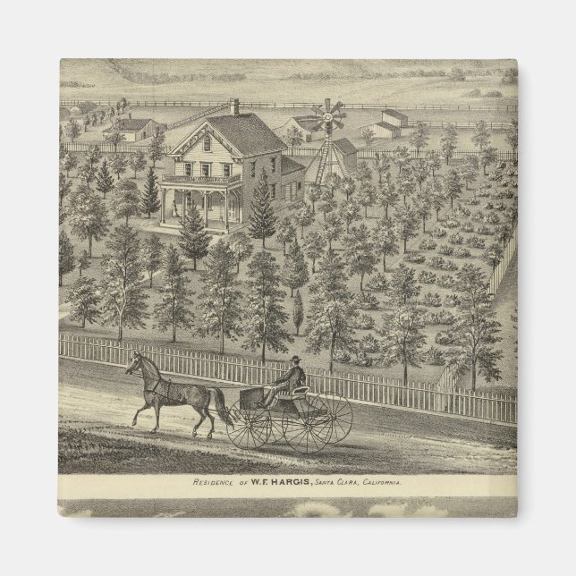 Hargis, Cheney-bostad Magnet (Framsidan)