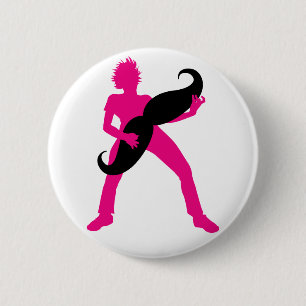 Hårgitarr Knapp