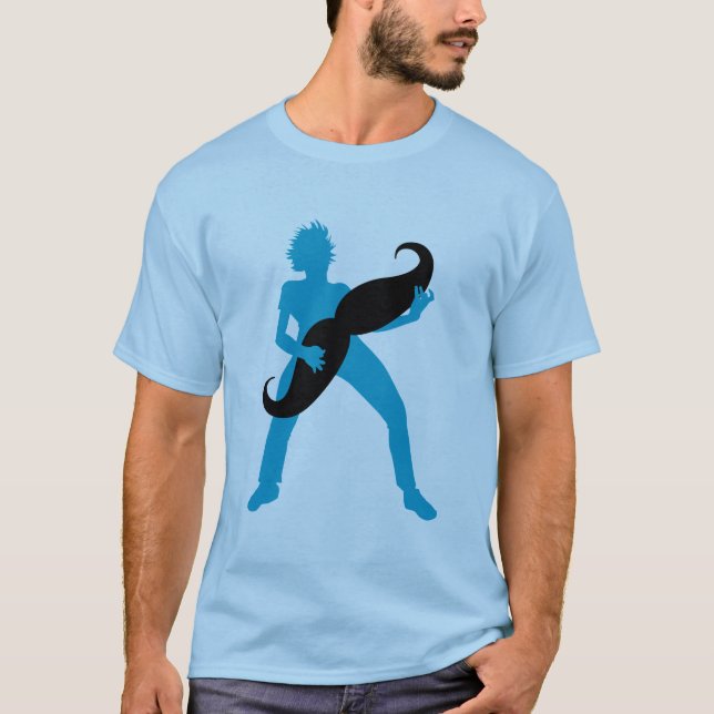 Hårgitarr T-shirt (Framsida)