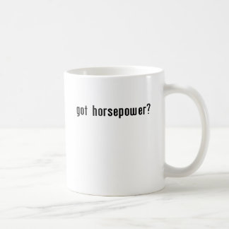 Harhästkrafter? Kaffemugg