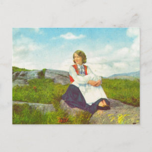 Harhazard Costume, Norge Vintage bild Vykort