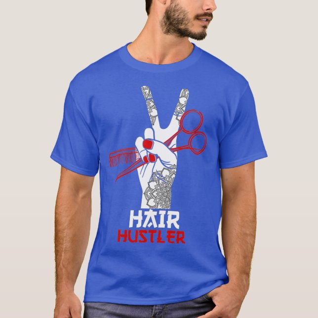 Hårhuggare hårstylist hårfrisör t shirt (Framsida)