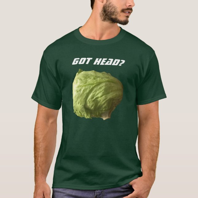 Harhuvud (av grönsallat)? t-shirt (Framsida)