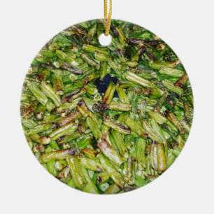 Haricot vert… julgransprydnad keramik