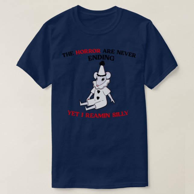 Härifrån slutar aldrig handledsmatta muskler t shirt (Design framsida)