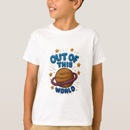 Härifrån Till Rymden Brodyr Stil T-shirt
