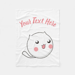 Hårig Boll i Kitten Kärlek Fleecefilt