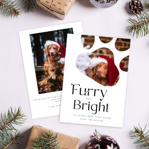 Hårig&Bright Pet Photo ram Funny helgdag Inbjudningar