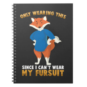 Hårig Fandom Hårig Furdress Cute Fox Cosplay Anteckningsbok