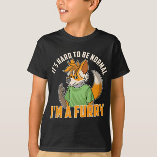 Hårig Fandom - Hårig Fursona Furdress T Shirt