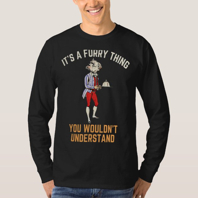 Hårig från Pridet Animal Hårig Cosplay T Shirt (Framsida)