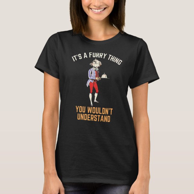 Hårig från Pridet Animal Hårig Cosplay T Shirt (Framsida)