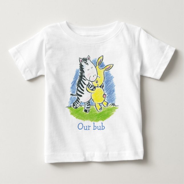 Hårig Friends Hug Kids Tees T Shirt (Framsida)
