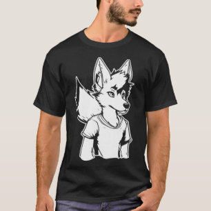 Hårig Fursona Cosplay Hårig Fandom T Shirt