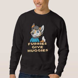 Hårig Ge Huggies fandom Furdräkt Gi Lång Ärmad Tröja