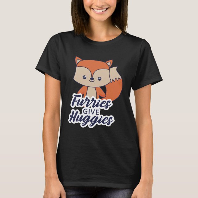Hårig Ge Huggies T Shirt (Framsida)