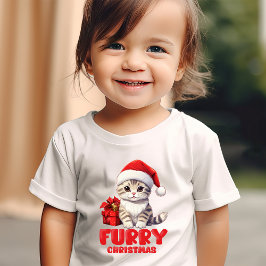 Hårig - julkattdesign t shirt